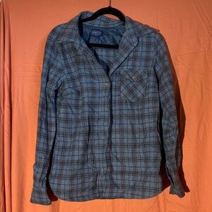 Pendleton Blue Plaid Button Down Shirt